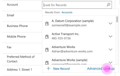Dynamics 365 Release Wave 2 | Advanced Lookup 1